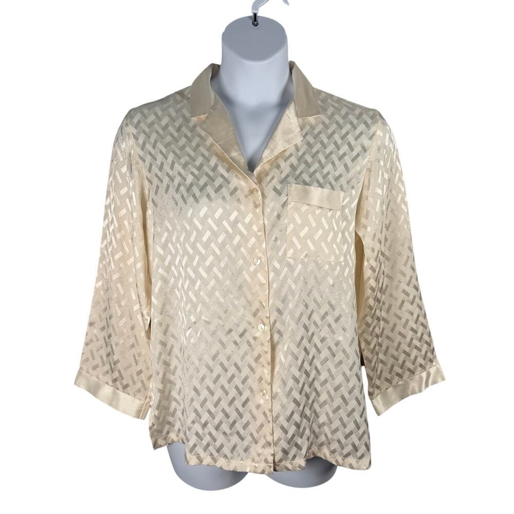 Jones New York Cream Blouse